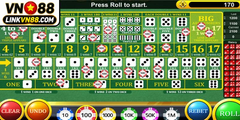 Thần Tài VN88 - Mẹo Quay Hũ Trúng Jackpot Lớn Từ Chuyên Gia 18 Các cửa cược phổ biến hàng đầu tại sicbo VN88