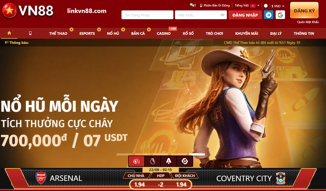 Trang chủ chính thức VN88